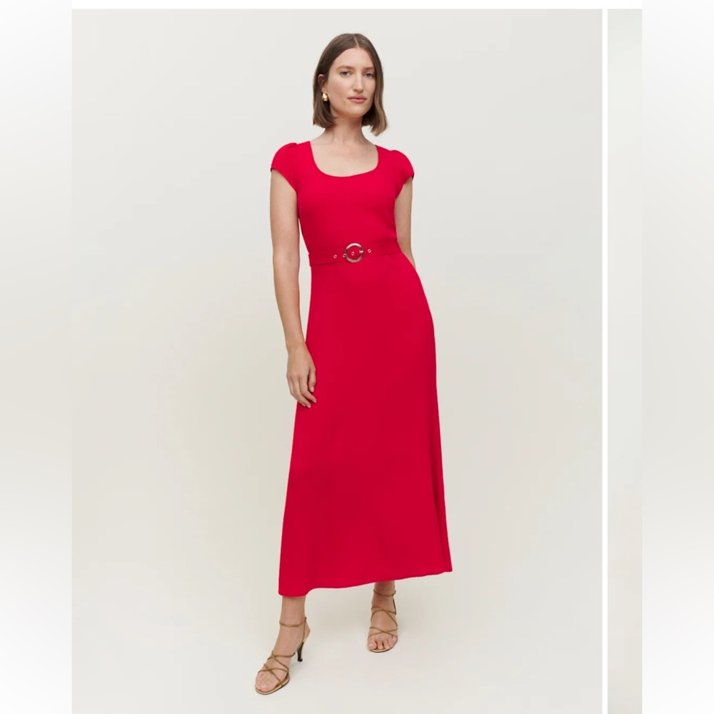 Reformation Laina Dress Lipstick - Size S